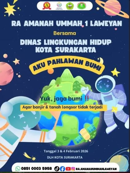RA Amanah Ummah 1 Laweyan Cetak Pahlawan Bumi Cilik untuk Masa Depan Hijau